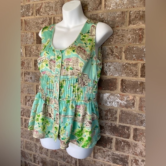 Jaloux 100% Silk Blouse Size Large - Picture 2 of 11